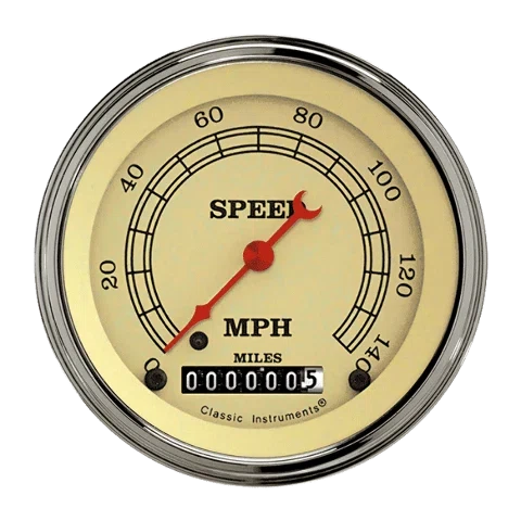 Vintage 3 3_8_ Speedometer VT55SLF